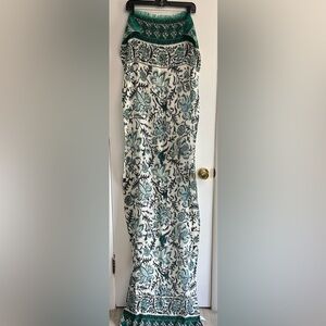 J. Jill Paisley Floral Patterned Women's Wrap Scarf 20x74”